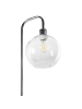 Beliani Stehleuchte OKAVANGO in Silber/Transparent - (W) 17 x (H) 164 x (L) 17 cm