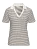 Vivance Poloshirt in creme-schwarz