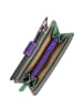 MYWALIT Medium Snap Wallet Geldbörse Leder 13 cm orchid