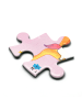 Mr. & Mrs. Panda Puzzle Einhorn Prinzessin ohne Spruch in Rot Pastell