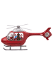 Butlers LED Hubschrauber X-MAS in Rot