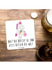 Mr. & Mrs. Panda Bierfilz Einhorn Gemüse mit Spruch in Weiß