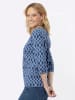 Sieh an! 3/4-Arm-Shirt in jeansblau-bleu-bedruckt