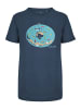 elkline T-Shirt Muffin Comic Print in darkblue - blue