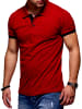Style Division Poloshirt - SDTACOMA in Weinrot-Schwarz