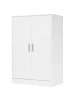VASAGLE Schuhschrank Custos in Weiß - (B)60 x (H)90.5 x (T)37 cm