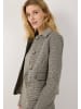 More & More moderner, karierter Jersey-Kurzblazer in mini check