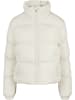 Urban Classics Urban Classics Damen Ladies Short Peached Puffer Jacket in whitesand