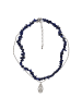 Steuer Modeschmuck Metall in blau