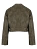 Urban Classics Urban Classics Lederjacken in olive