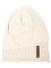 styleBREAKER Feinstrick Beanie Mütze in Creme-Beige