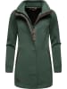 ragwear Sweatjacke Letrice Bonded in Pine Green