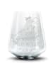 Mr. & Mrs. Panda Blümchentail Glas Robbe Lachen ohne Spruch in Transparent