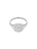 Tom Tailor Ring Edelstahl, IP gold in silber