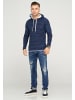 behype Kapuzensweatshirt NATHANAEL in Indigo