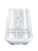Mr. & Mrs. Panda Rotwein Glas Pinguin Luftballon mit Spruch in Transparent
