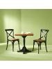 Signature Stühle BISTROT 6er-Set in Schwarz - (W) 89 x (H) 51 x (L) 61 cm