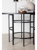 ebuy24 Esstisch Copenhagen Schwarz 140 x 140 cm