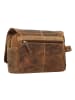 Greenburry Vintage Kulturbeutel Leder 27 cm in brown