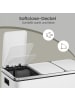 SONGMICS Mülleimer Island in Weiß - (B)35.2 x (H)56.4 x (T)61.7 cm - 3 x 18 L