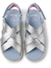 Camper Sandalen " Oruga " in Silber / Hellblau