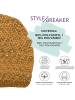 styleBREAKER Strick Beanie Mütze in Hellgrau