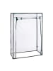 relaxdays 2 x Tomatengewächshaus in Transparent - (B)100 x (H)150 x (T)50 cm