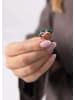 PURELEI Ring Green Harmony Silber