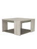 CALICOSY Couchtisch ANTIBES in Champagnerfarbenes - (W)80  x (H)44,2  x (L)80 cm