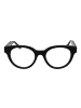 Trussardi Unisex Optische Fassungen Browline Schwarz