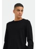 BLEND Strickpullover BHPullover 20717260 modischer Strickpullover in Schwarz
