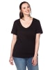 sheego T-Shirt in schwarz