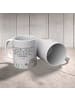 Mr. & Mrs. Panda Haferl Otter Stein mit Spruch in Grau Pastell