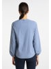 DreiMaster Klassik Damen Bluse in Graublau