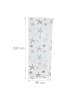 relaxdays Duschrollo Ocean in Semitransparent - (L)240 x (B)80 cm