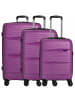 D&N Travel Line 4300 - Trolley-Set 3tlg. in lila