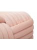 Mauro Ferretti Rosa Samtbank aus Webstoff, 90 x 45 x 45 cm