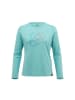 Jack Wolfskin Langarmshirt Sunshine Hut Kinder UV-Shirt Longsleeve Shirt Outdoor in Blau