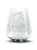 Mr. & Mrs. Panda Blümchentail Glas Igel Federschmuck ohne Spruch in Transparent