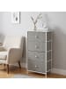 SONGMICS Kommode Bellah in Grau-Creme - (B)45.1 x (H)92.4 x (T)30.1 cm