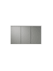 ebuy24 Spiegelschrank Synnax Grau 120 x 17 cm