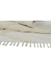 ScandicLiving Teppich, Cream, 100x160 cm, handgetuftete Baumwolle