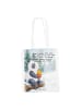 Mr. & Mrs. Panda Shopping Tasche Panda Winter Pommes Design mit ... in Weiß