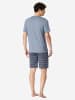 Schiesser Pyjama Casual in blaugrau