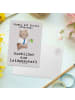 Mr. & Mrs. Panda Postkarte Ausbilder Leidenschaft mit Spruch in Grau Pastell