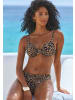 LASCANA Bügel-Bikini in schwarz-gold