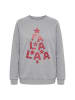 MIAMODA Sweatshirt in grau melange