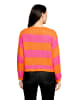 CARTOON Strickpullover mit Rundhalsausschnitt in Orange/Pink