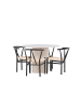 ebuy24 Essgruppe Olivia Beige 110 x 110 cm