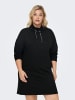 ONLY Carmakoma Sweatshirt-Kleid in Black
